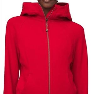 Lululemon red scuba hoodie